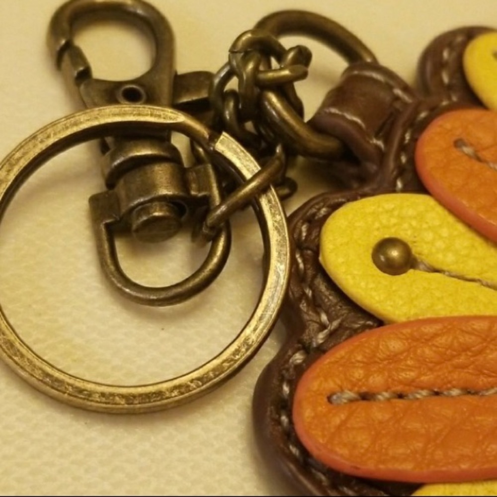 Honey Bee Sunflower Coin Purse/Key Chain - Picture 3 of 5